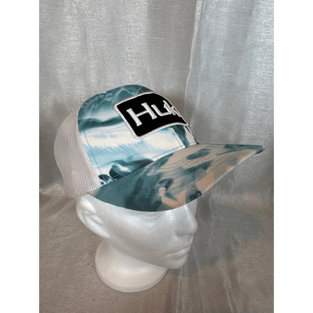 Huk Performance Fishing Trucker Hat Tie Dye Mesh Back‎ Snapback